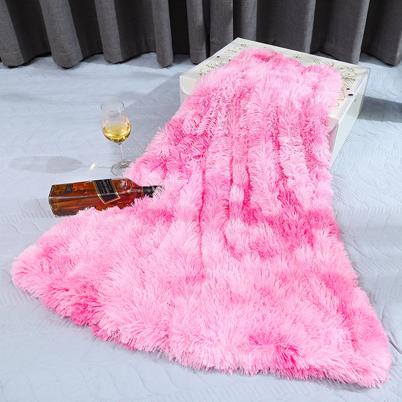 Thick pet blanket, warm cat and dog plush kennel mat, soft pet bedding, plush pet blanket