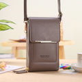 Touch screen mobile phone bag female small messenger cute small bag for mobile phone fashion key coin purse vertical