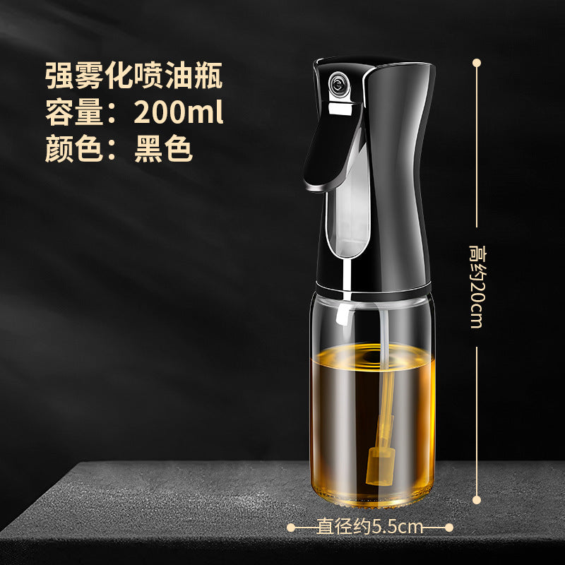 Multifunctional oil pot household kitchen supplies spray to two-in-one oil bottle large capacity press oil spray pot new wholesale