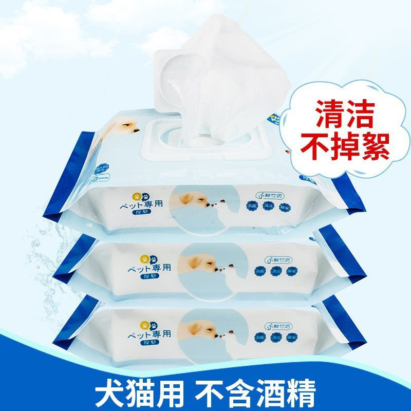 Gravity pet cleaning hair removal comb with wash-free wet wipes sticky hair device cat comb dog to remove floating hair for cats and dogs