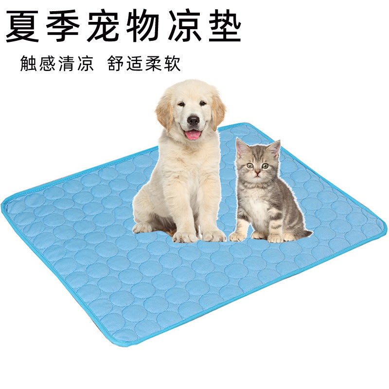 Pet Mat Summer Pet Cool Mat Cat Dog Sofa Mat Dog Ice Mat Pet Nest Cool Mat Pet Cooling Ice Silk Mat