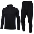 Half zipper long sleeve trousers suit training suit club basic football uniform jersey long zipper logo foreign trade