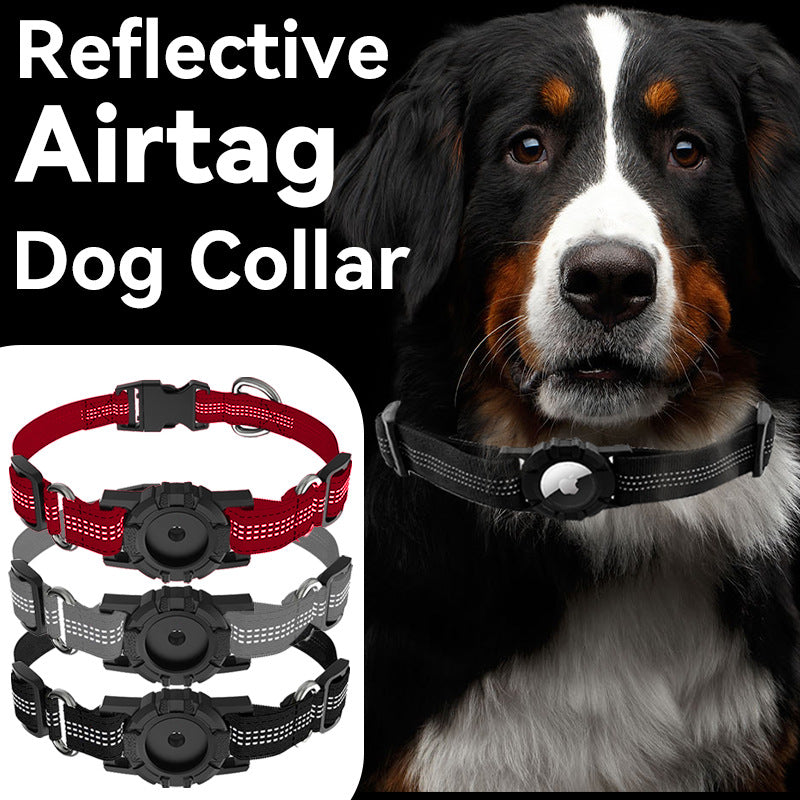 Dog collar Amazon hot sale suitable for Apple Airtag dog collar airtag protective cover pet collar