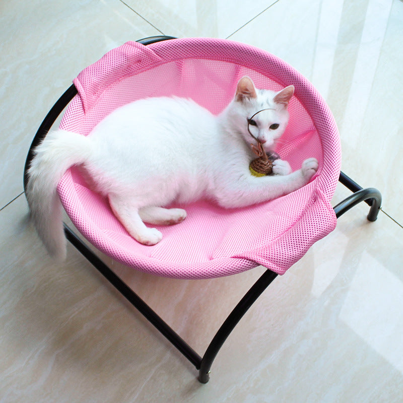 Pet cat cage nest cushion deep sleep nest summer cat house summer cat bed cat hammock removable and washable four seasons universal