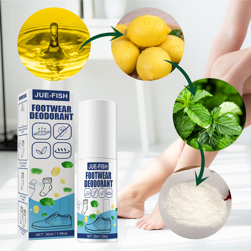 Jue-Fish shoe cabinet deodorant spray anti-foot odor fast deodorant long-lasting fragrance to remove sweaty feet odor odor