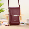 Touch screen mobile phone bag female small messenger cute small bag for mobile phone fashion key coin purse vertical