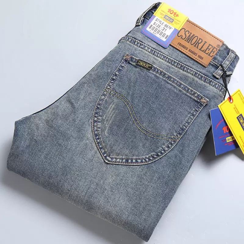 Export foreign trade cut label men's clothing genuine clearance light luxury cattle goods original tail goods jeans men's pants first line tail order