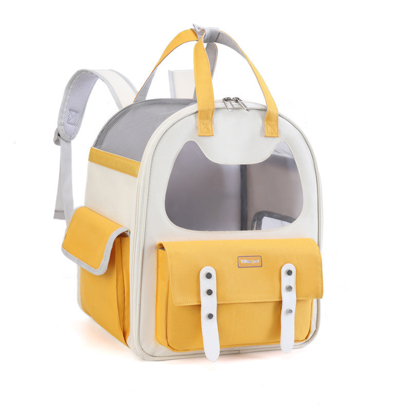 Cross-border hot-selling European and American pet bag wholesale out-shoulder cat backpack wear-resistant grab portable cat and dog bag
