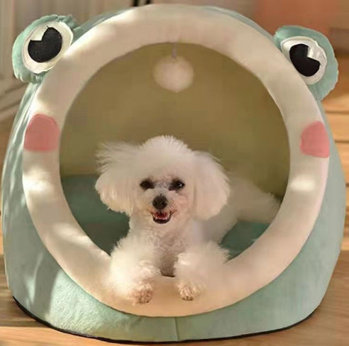 Manufacturer net red cat jiji kennel cat kennel removable and washable cat pet supplies semi-enclosed mat four seasons to keep warm
