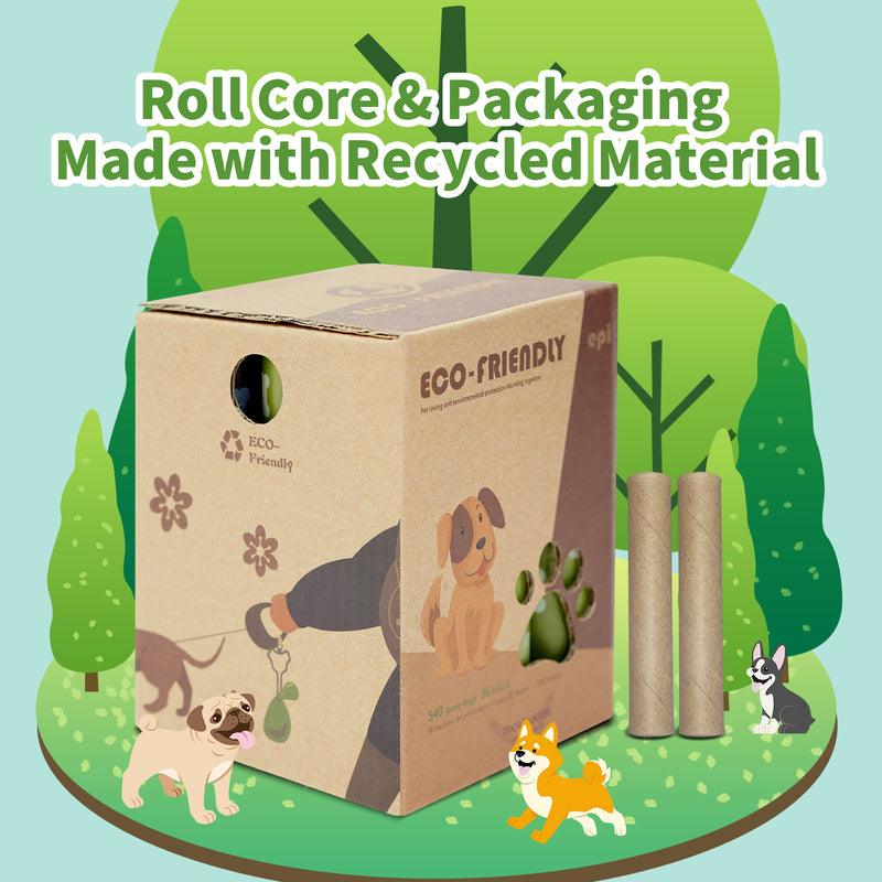 Cross-border new product dog poop bag poop picking bag dog dispenser environmentally friendly degradable poop picking bag car pet garbage bag