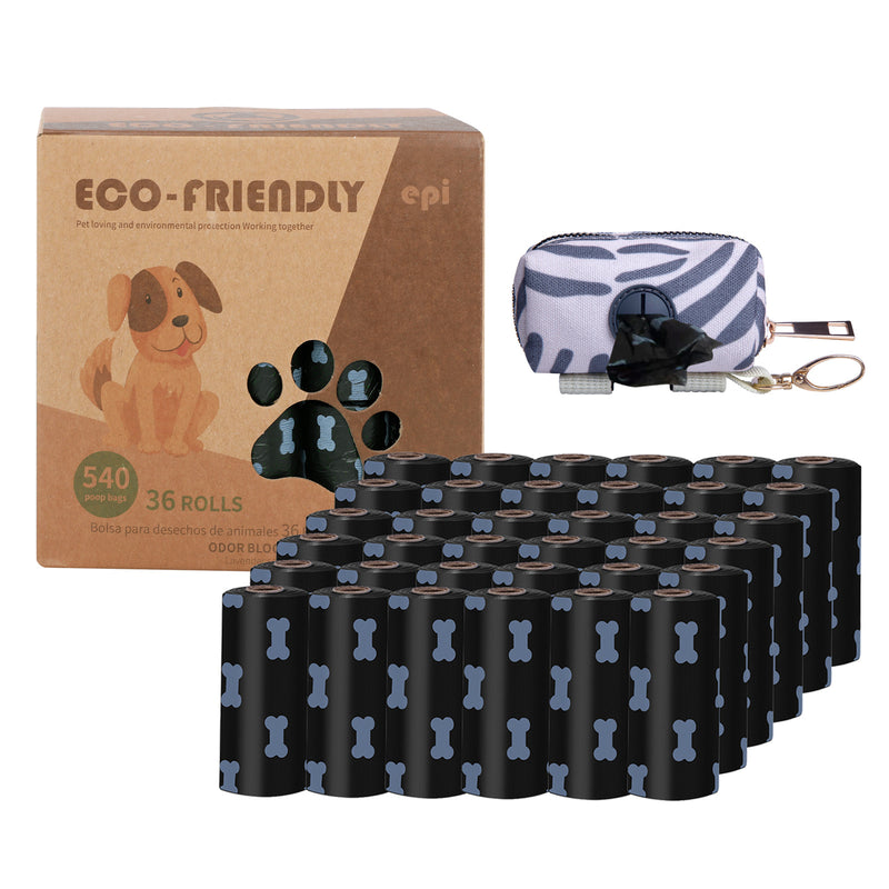 Cross-border new product dog poop bag poop picking bag dog dispenser environmentally friendly degradable poop picking bag car pet garbage bag