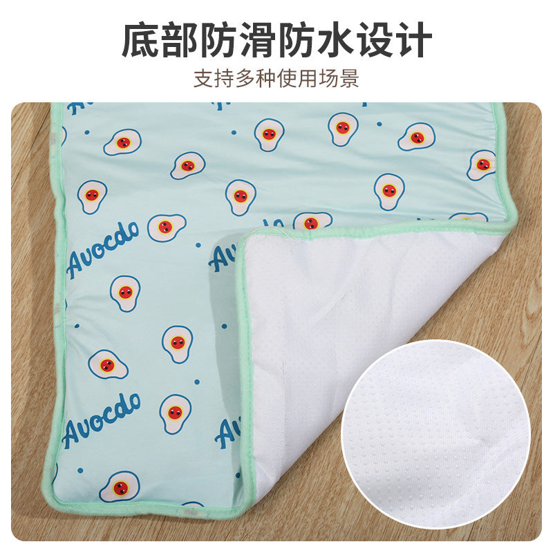 Pet supplies cat bed wholesale Amazon ice pad summer cooling heatstroke prevention cool mat ice silk mat dog bed cat bed