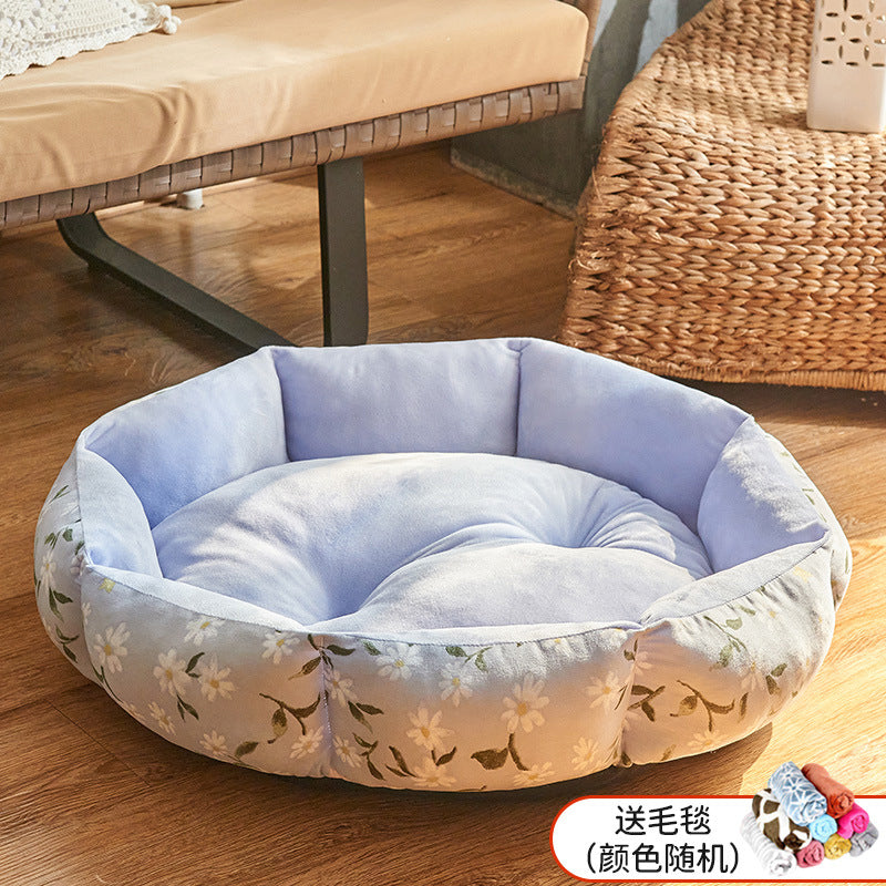 Dog House Wholesale Four Seasons Dog Mat Sofa Nest Dog Bed Dog House Kitten Bed Winter Warm Pet Supplies
