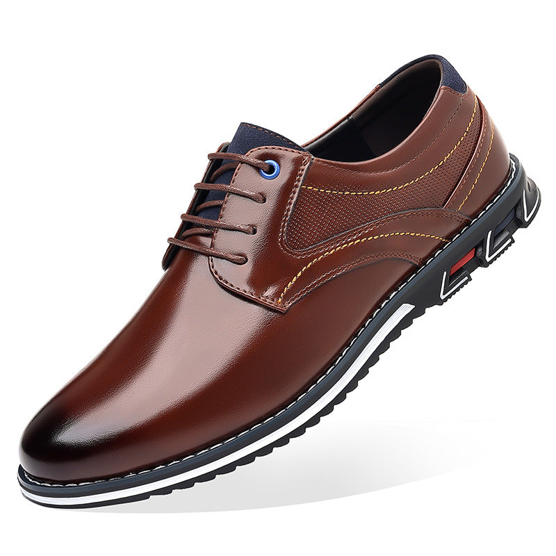 Melden 9901 cross-border men's leather shoes men's large size 38-48 work fashion opp bag packaging without shoe box