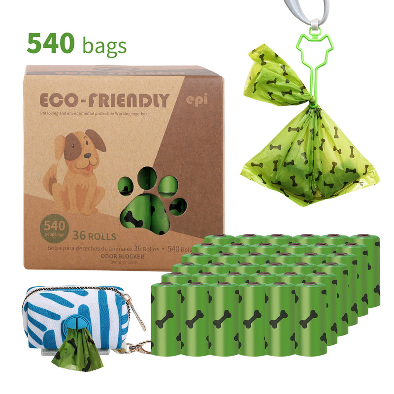 Cross-border new product dog poop bag poop picking bag dog dispenser environmentally friendly degradable poop picking bag car pet garbage bag