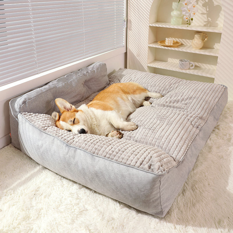 Dog kennel for all seasons, large dog sleeping mat, removable and washable pet mat, winter dog bed, dog mat for sleeping