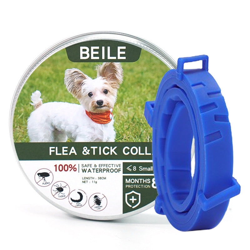 Cross-border pet cat and dog repellent collar flea repellent mosquito repellent dog collar flea repellent necklace waterproof strip factory direct sales