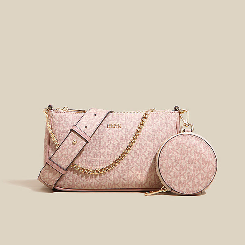 Three-in-one mahjong small bag fashionable old flower 2022 new style shoulder bag messenger bag female all-match wholesale