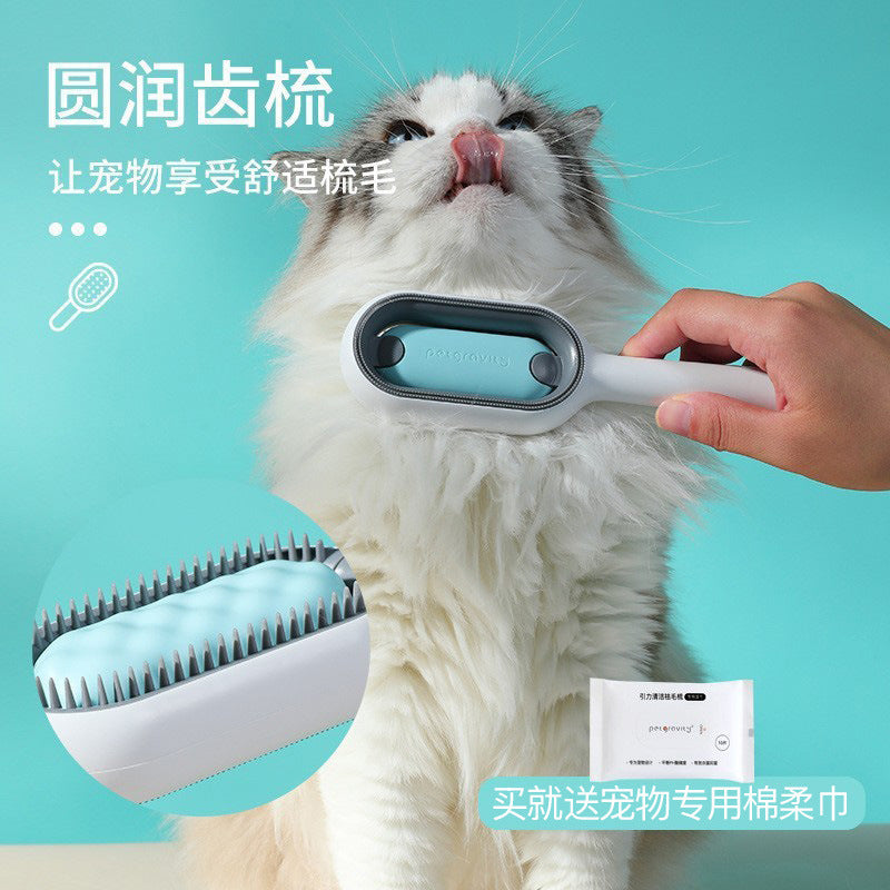 Pet gravity cleaning belt with no-wash wipes, hair removal comb and sticky hair comb, cat comb, dog comb to remove floating hair, special for cats and dogs