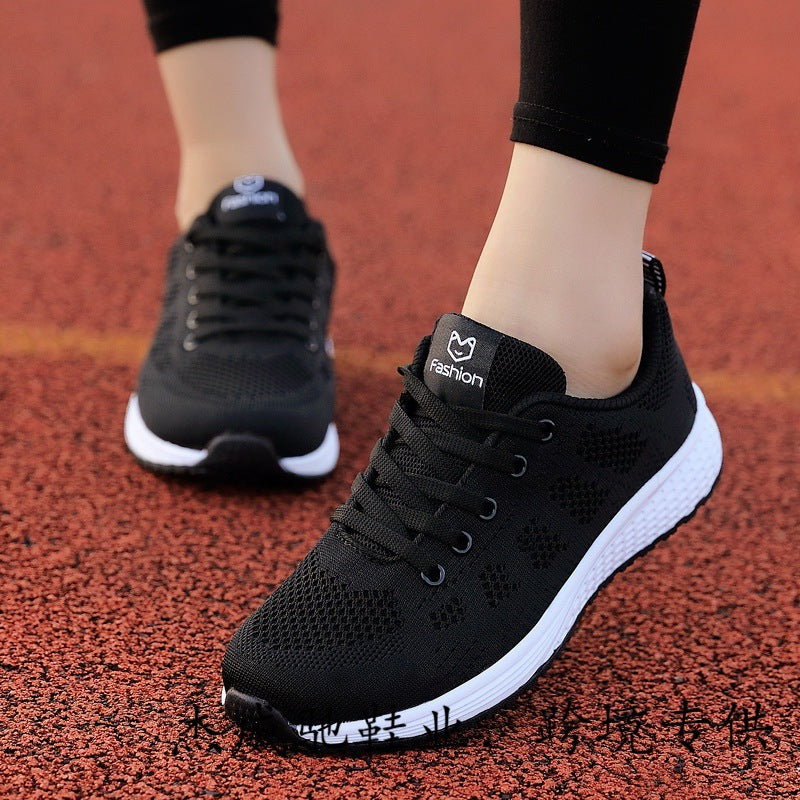 Sports shoes for women in all seasons cross-border foreign trade supply large size women's shoes Korean version breathable casual running shoes batch