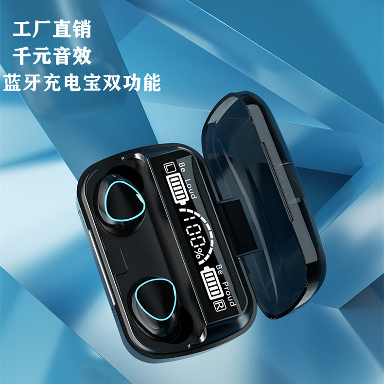 Cross-border m10 bluetooth headset breathing light display for apple huawei millet mobile phone wireless bluetooth headset