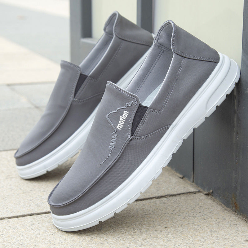 Men's Shoes Foreign Trade 48 Size Men's Slip-On Casual Canvas Shoes Lightweight Soft Sole Dad's Shoes Driving Shoes