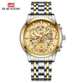 Men's hollow wrist watch wholesale trendy student waterproof men's watch luminous internet celebrity watch one piece drop shipping