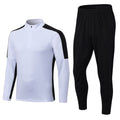 Half zipper long sleeve trousers suit training suit club basic football uniform jersey long zipper logo foreign trade