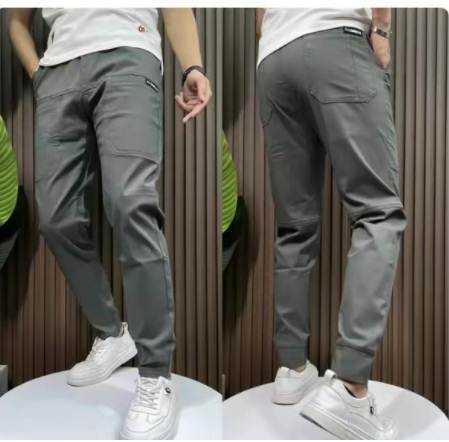 Dennis Trousers Company Early Autumn Six Pockets High Elastic Skinny Casual Pants All-match Casual Straight Pants Men