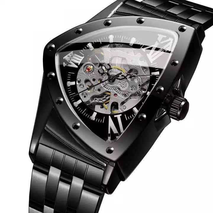 New TOMARCH European and American style men's fashionable and casual hollow triangle automatic mechanical watch wholesale