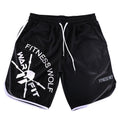 Summer men's shorts tide brand loose large size mesh straight five-point pants men's quick-drying breathable running sports pants
