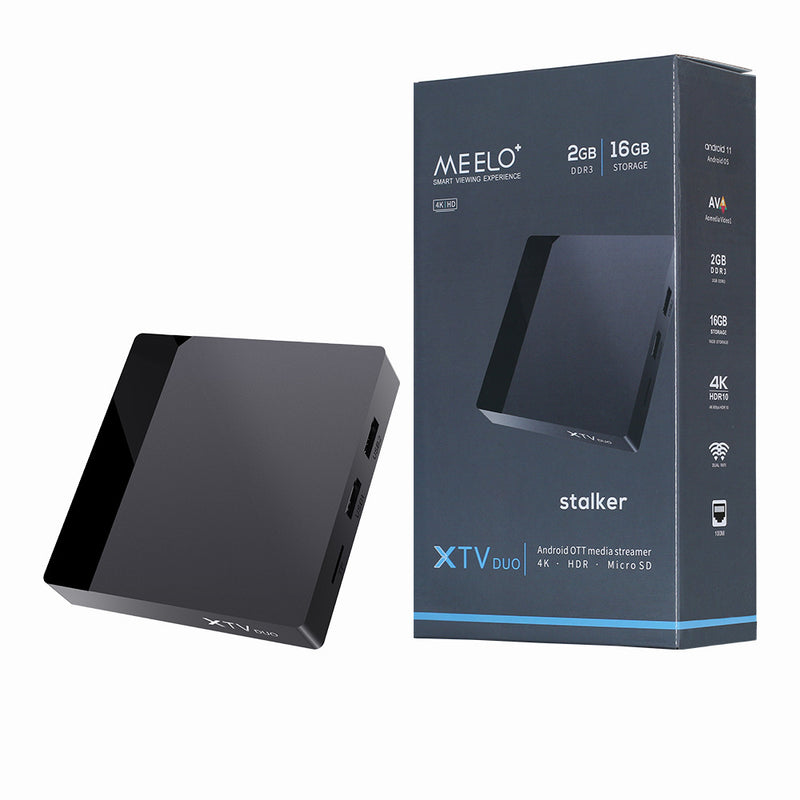 MEELO XTV duo Decoder STALKER Amlogic S905W2 TVBOX Dual WIFI