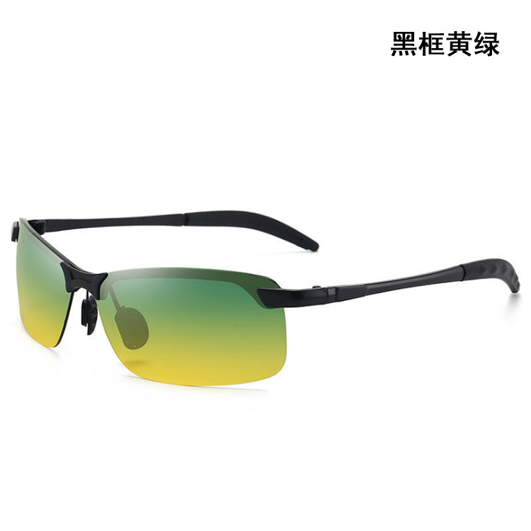 Smart Color-changing Polarized Sunglasses 3043 Sunglasses Men's Riding Day and Night UV Sunglasses