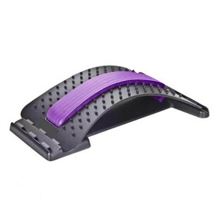 Lumbar soothing device cushion belt waist back pain strain traction massager lumbar disc corrector spot