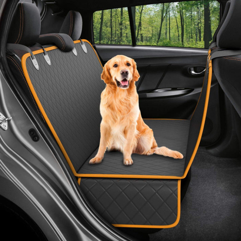 Amazon hot selling car pet mat car rear seat dog waterproof and anti-dirty seat cushion car quilted cotton thick dog mat