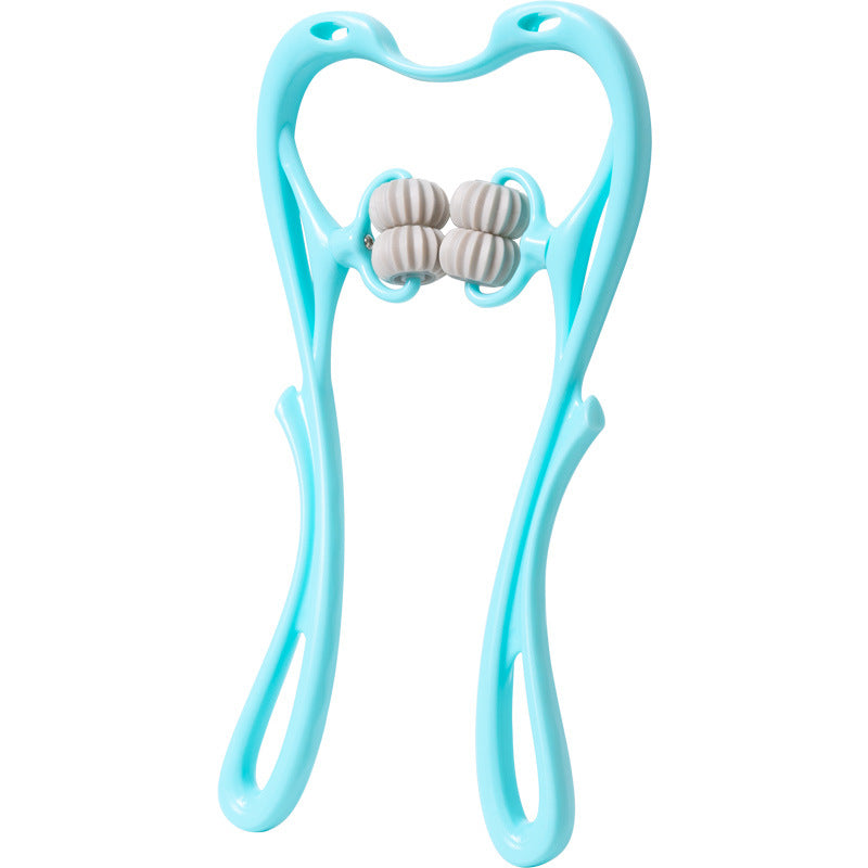 Cervical spine massager multi-functional kneading roller ball manual clamp neck shoulder neck massager roller shoulder massager