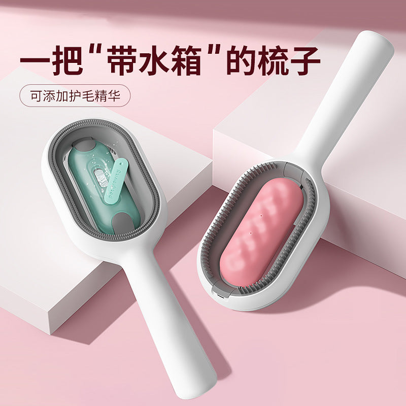 Gravity pet cleaning hair removal comb with wash-free wet wipes sticky hair device cat comb dog to remove floating hair for cats and dogs