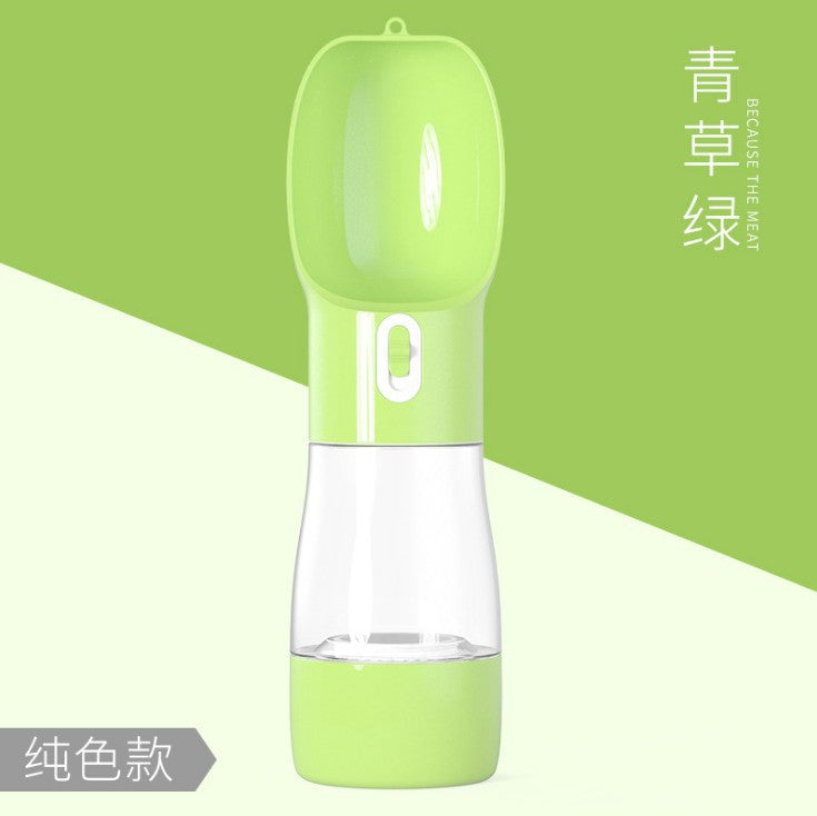 Go out portable pet cat and dog dual-use water food cup accompanying drinking water device feeding dual-use one