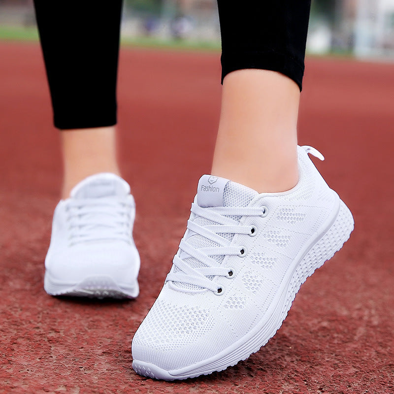 Sports shoes for women in all seasons cross-border foreign trade supply large size women's shoes Korean version breathable casual running shoes batch