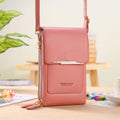 Touch screen mobile phone bag female small messenger cute small bag for mobile phone fashion key coin purse vertical