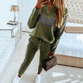 2022 Amazon spring and autumn new cross-border European and American popular women's gray splicing suit