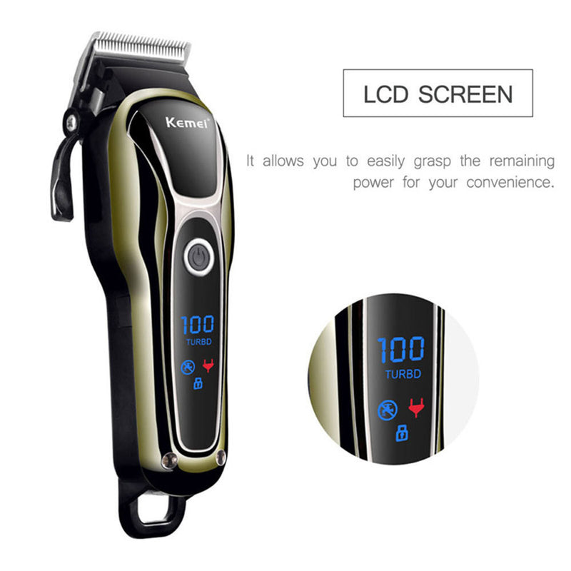 Cross-border foreign trade kemei KM - 1990 rechargeable electric shaver oil head electric clipper hair clipper