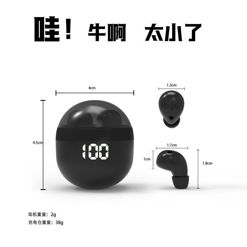 Cross-border private model sk18 mini wireless Bluetooth headset binaural in-ear sleep sports high quality ultra-small invisible