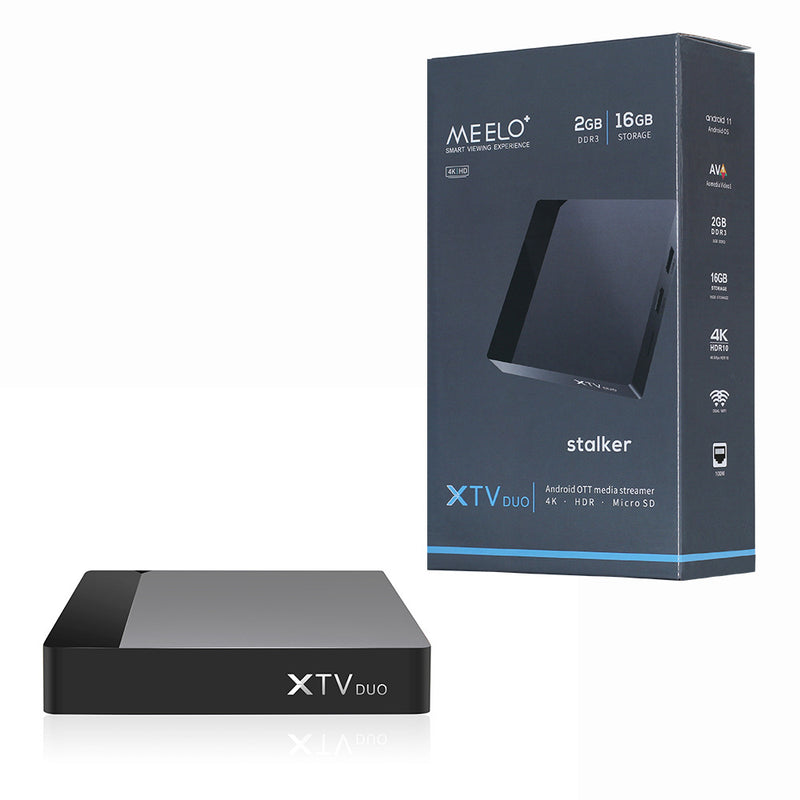 MEELO XTV duo Decoder STALKER Amlogic S905W2 TVBOX Dual WIFI