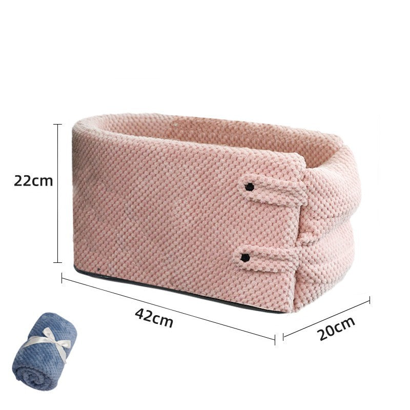 Cross-border popular car center control kennel dog kennel four seasons universal cat kennel supplies dog car mat pet car kennel manufacturer