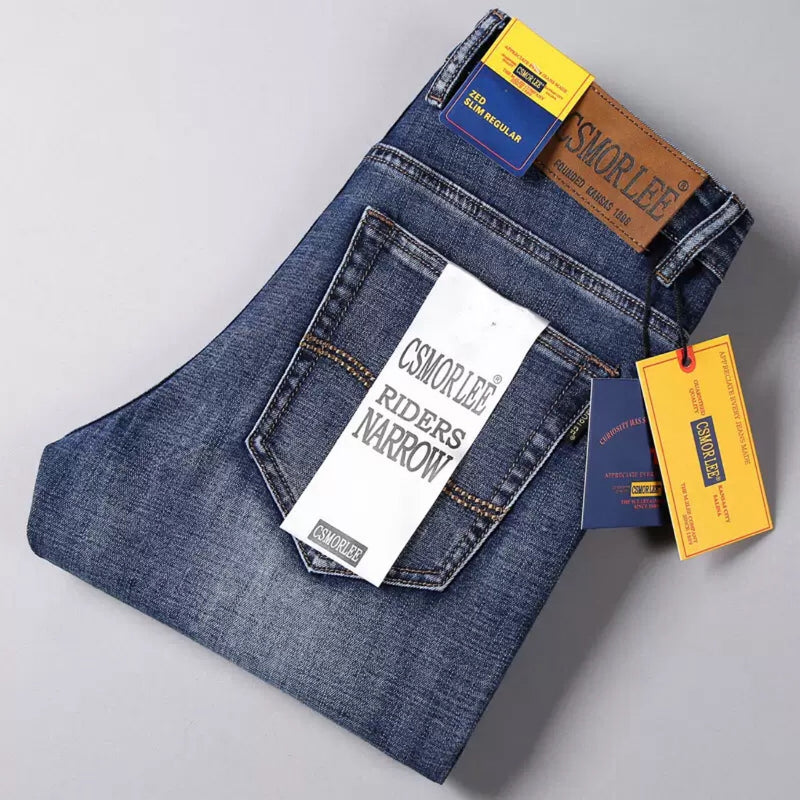 Export foreign trade cut label men's clothing genuine clearance light luxury cattle goods original tail goods jeans men's pants first line tail order