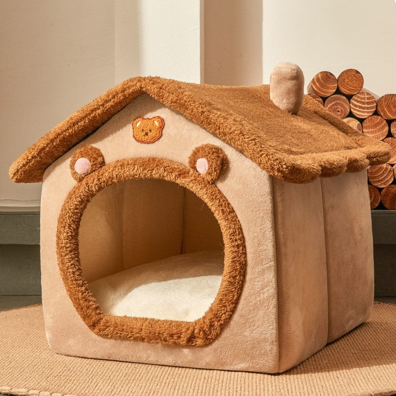 Manufacturer wholesale cat nest, cat villa, kennel house, universal for all seasons, internet celebrity closed cat house, pet supplies