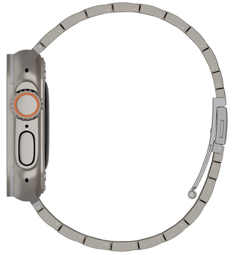 Suitable for Apple applewatch Ultra titanium strap iwatch7/6/5/4 smart watch pure titanium strap