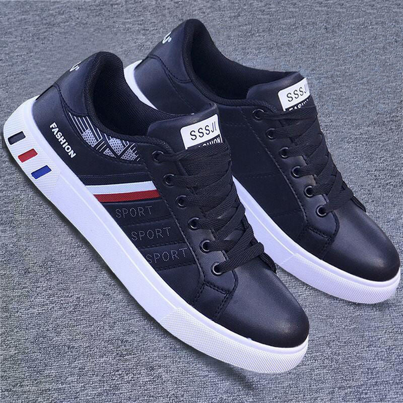 Men's shoes Korean style trendy men's shoes white versatile sports men's casual trendy shoes student white shoes flat shoes