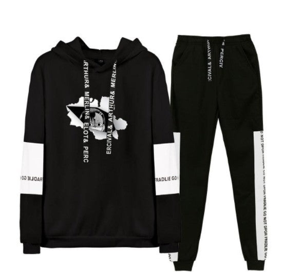 conjunto esportivo de tendência coreana